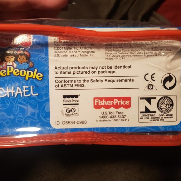 Vintage 2004 fisher price little people Michael doll new still in package - Picture 4 of 5